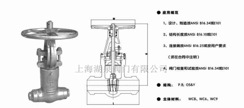 高温闸阀