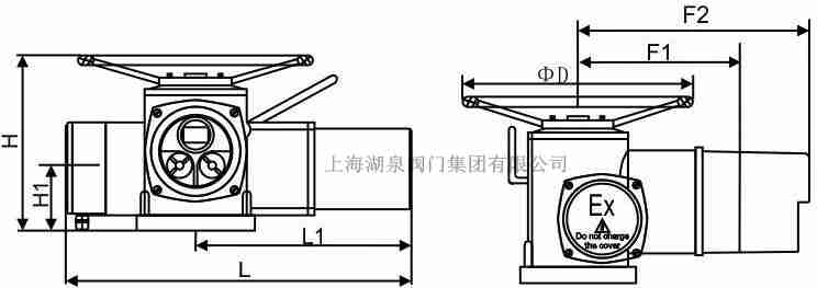上海永利yl23411集团官网入口DZW45-24阀门电动装置生产厂家