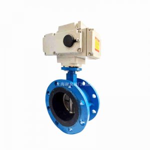 上海永利yl23411集团官网入口执行器24v电动蝶阀DN80