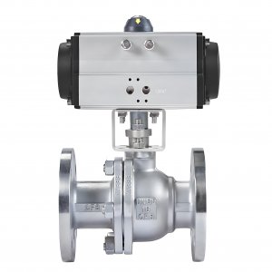 气动球阀\Q641F-25P DN50不锈钢高平台