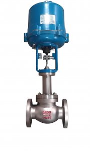 DN32, PN25电动调节阀配带电控箱（具备远传